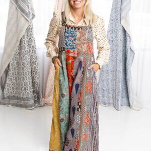 Patchwork Jumpsuit NEW Size S/M